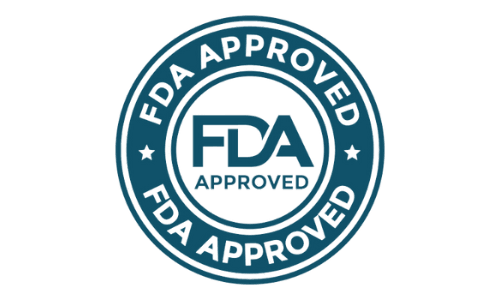 FDA Approved Logo – Certified Safe and Compliant Product | Official FDA Authorization Seal