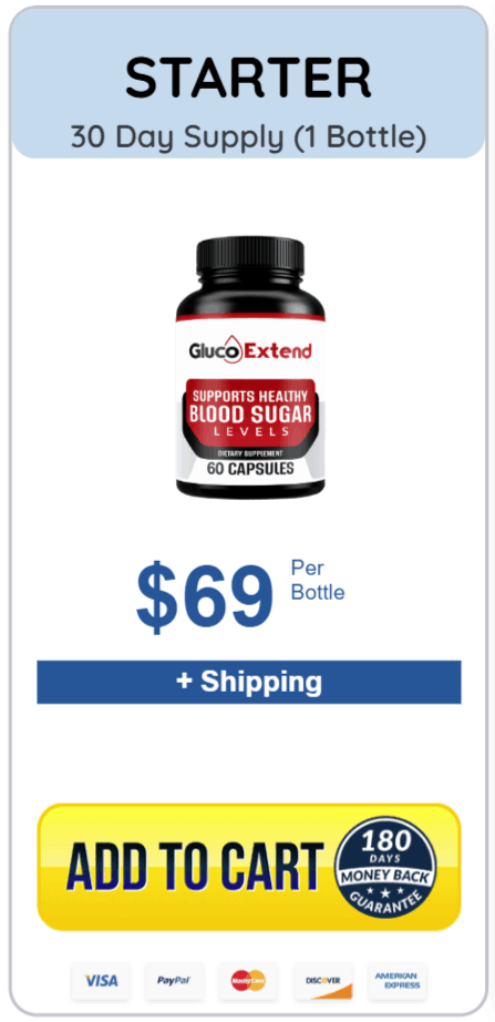 1 Bottle of Gluco Extend – Price & Discount Offer | Advanced Blood Sugar Support Supplement